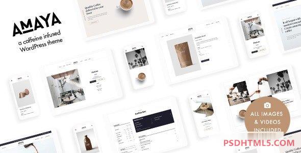 Amaya v2.15-咖啡店WordPress主题 -尚睿切图网