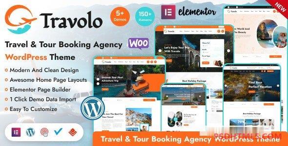 Travolo v1.0.1-旅行社；旅游预订WordPress主题 -尚睿切图网