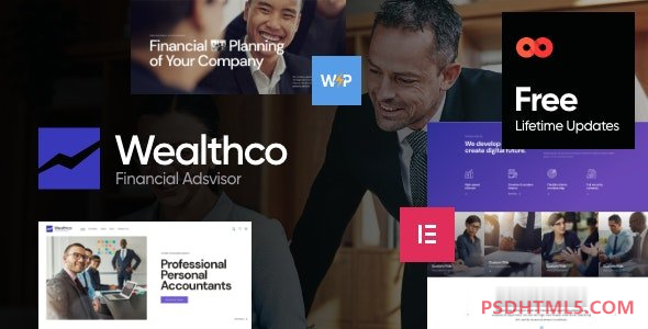 WealthCo v2.12-商业；财务咨询主题 -尚睿切图网