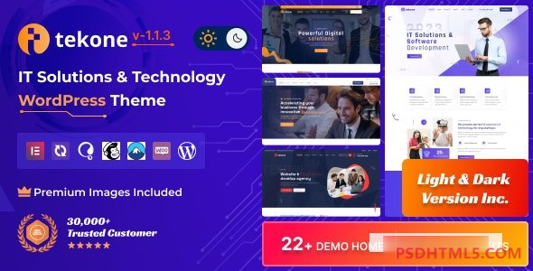 Tekone v1.1.3-IT解决方案；技术WordPress主题 -尚睿切图网