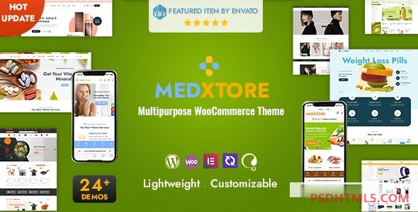 MedXtore v3.2-响应式多用途元素WooCommerce WordPress主题 -尚睿切图网