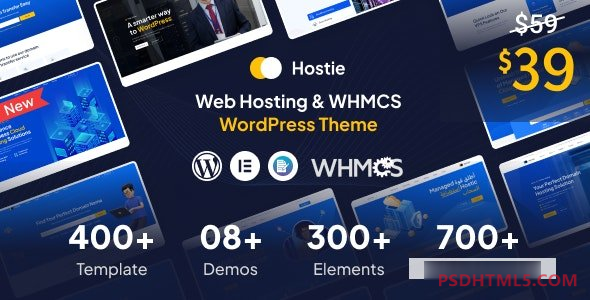 Hostie v1.1.1-网络主机&amp；WHMCS WordPress主题 -尚睿切图网