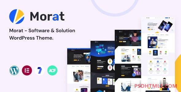 Morat v1.0.0–软件；解决方案WordPress主题 -尚睿切图网