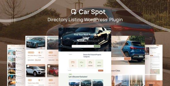 CarSpot v1.0.3-汽车目录列表WordPress插件 -尚睿切图网