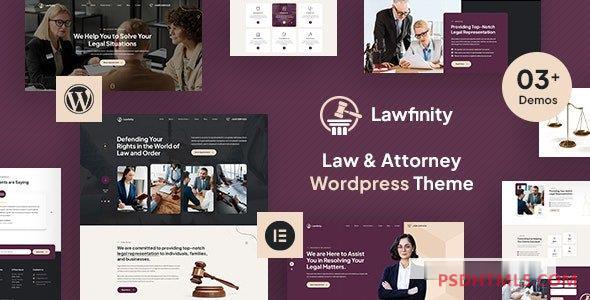 Lawfinity v1.1-法律和律师WordPress主题 -尚睿切图网