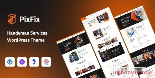 PixFix v1.0-Handyman Services WordPress主题 -尚睿切图网