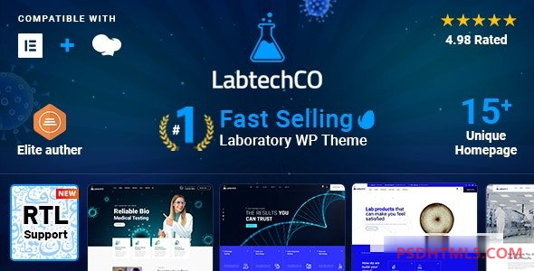 LabtechCO v7.4-实验室&amp；科学研究WordPress主题 -尚睿切图网