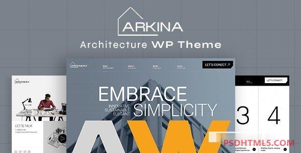 Arkina v1.1-建筑WordPress主题 -尚睿切图网