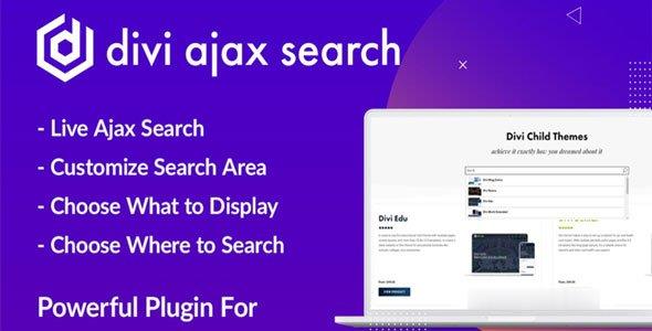 Divi Ajax Search v1.1.3 -尚睿切图网