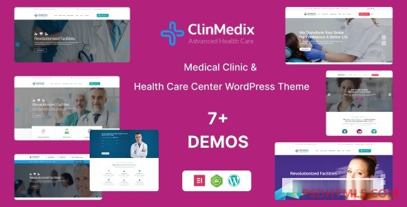 Clinmedix v2.7-健康与医学WordPress主题 -尚睿切图网