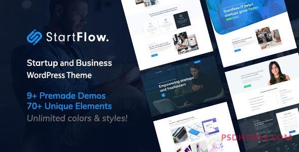Start Flow v1.25-启动和创意多用途WordPress主题 -尚睿切图网