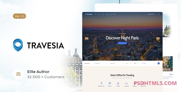 Travisia v1.11-旅行社WordPress主题 -尚睿切图网