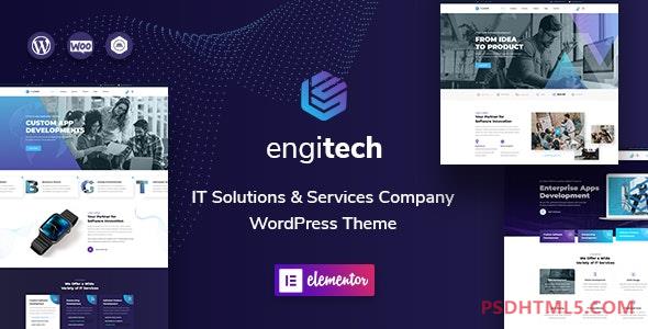 Engitech v1.8.4-IT解决方案；服务WordPress主题 -尚睿切图网