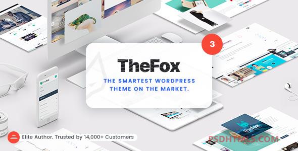 TheFox v3.9.63-响应式多用途WordPress主题 -尚睿切图网