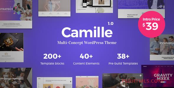 Camille v1.5.1-多概念WordPress主题 -尚睿切图网