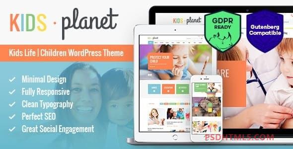 Kids Planet v2.2.11-多功能儿童WordPress主题 -尚睿切图网