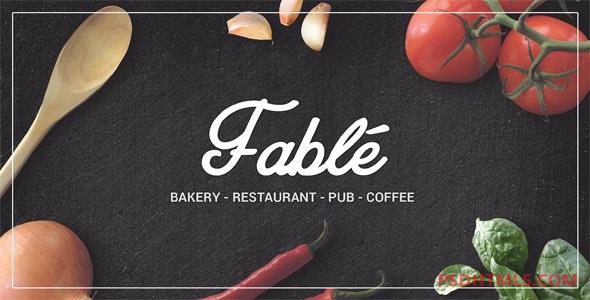 Fable v1.3.8-餐厅烘焙咖啡馆酒吧WordPress主题 -尚睿切图网