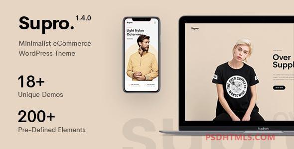 Supro v1.8.2-极简AJAX WooCommerce WordPress主题 -尚睿切图网