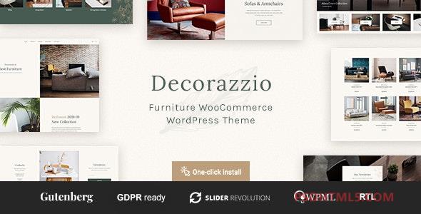 Decorazzio v1.1.0-室内设计和家具商店WordPress主题 -尚睿切图网