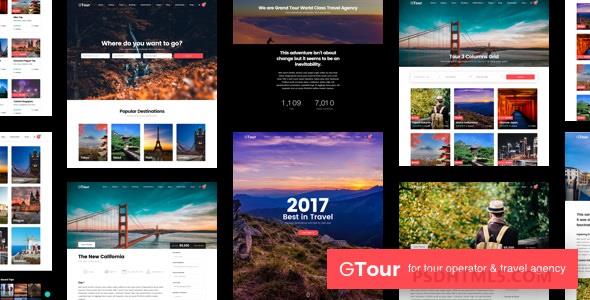 Grand Tour v5.4-Tour Travel Wordpress主题 -尚睿切图网