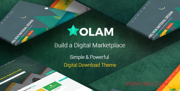 Olam v.2.0-WordPress轻松数字下载主题 -尚睿切图网