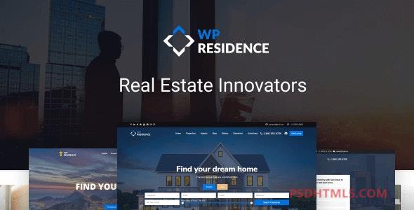 WP Residence v4.11-房地产WordPress主题 -尚睿切图网