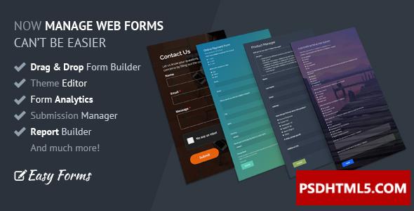 Easy Forms v2.0.5-高级表单生成器和管理器-为空&raquo；高级脚本、插件和；手机 -尚睿切图网