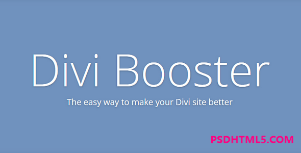 Divi Booster v4.6.0版；高级脚本、插件和；手机 -尚睿切图网