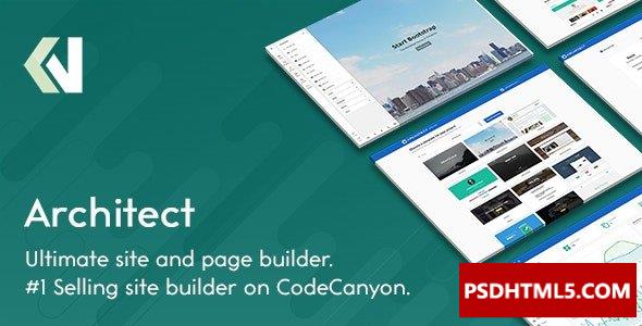 Architect v3.0.2-HTML和网站生成器；高级脚本、插件和；手机 -尚睿切图网