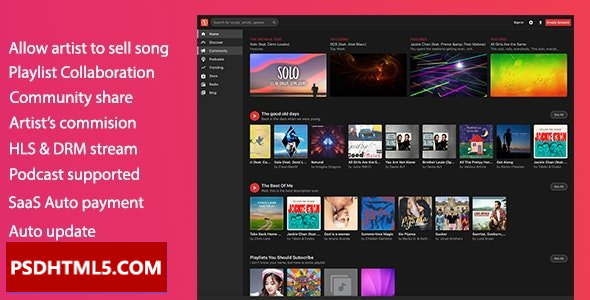 MusicEngine v3.0.0.2-音乐社交网络；高级脚本、插件和；手机 -尚睿切图网