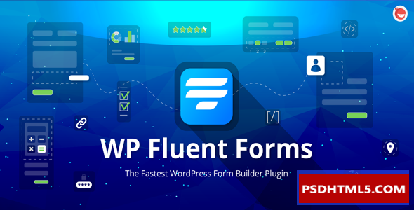 WP Fluent Forms Pro插件v5.1.19；高级脚本、插件和；手机 -尚睿切图网