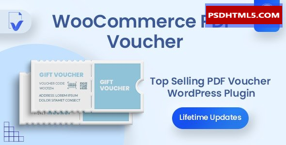 WooCommerce PDF代金券v4.9.3-WordPress插件；高级脚本、插件和；手机 -尚睿切图网