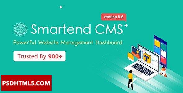 SmartEnd CMS v10.0.3-带有前端和Restful API的Laravel管理仪表板-nulled&laquo；高级脚本、插件和；手机 -尚睿切图网