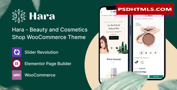 Hara v1.1.18-美容化妆品店WooCommerce主题 -尚睿切图网