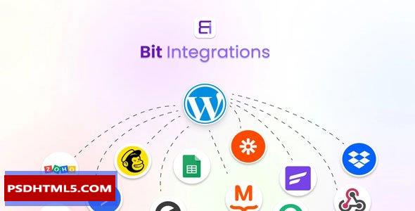 Bit Integrations Pro v2.1.1-WordPress集成插件；高级脚本、插件和；手机 -尚睿切图网