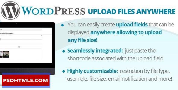 WordPress上传文件Anywhere v2.6&raquo；高级脚本、插件和；手机 -尚睿切图网