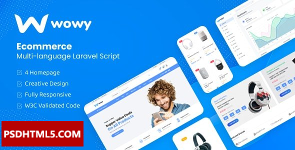 Wowy v1.27.0-多语言Laravel电子商务脚本-null；高级脚本、插件和；手机 -尚睿切图网