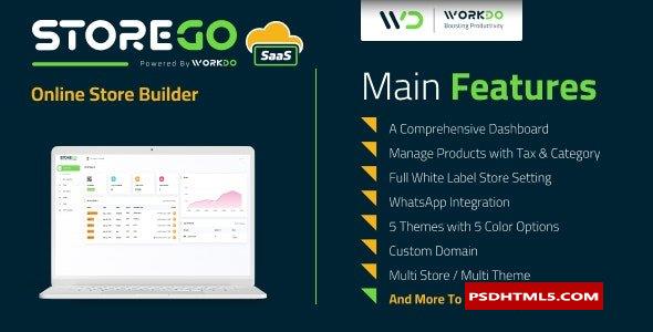StoreGo SaaS v6.5-在线商店构建器-为空；高级脚本、插件和；手机 -尚睿切图网