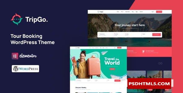 Tripgo v1.3.4-旅游预订WordPress主题 -尚睿切图网
