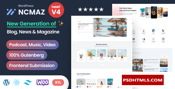Ncmaz v4.3.10-博客杂志WordPress主题 -尚睿切图网