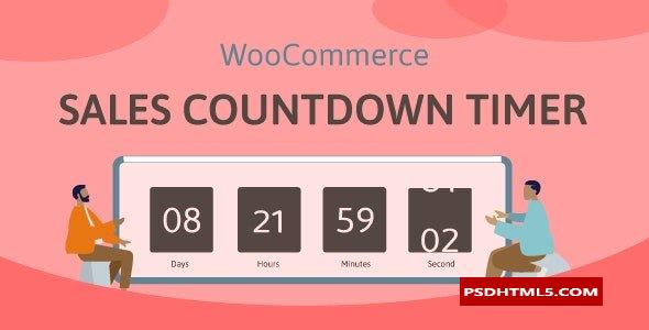 查看Countdown v1.1.3-WooCommerce和WordPress的销售倒计时；高级脚本、插件和；手机 -尚睿切图网