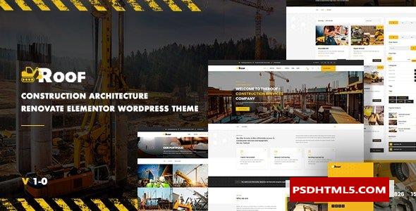 TheRoof v1.1.0–建筑和建筑WordPress主题 -尚睿切图网