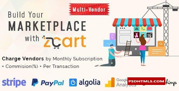 zCart v2.15.1-多供应商电子商务市场-空；高级脚本、插件和；手机 -尚睿切图网