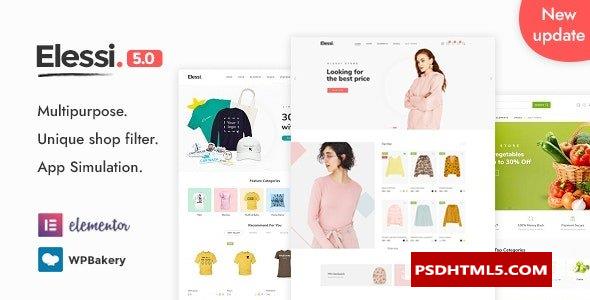 Elessi v6.1.2.1-WooCommerce AJAX WordPress主题-RTL支持 -尚睿切图网