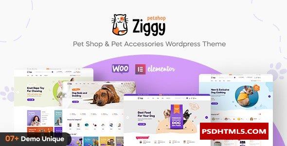 Ziggy v1.2.3-宠物店WordPress主题 -尚睿切图网