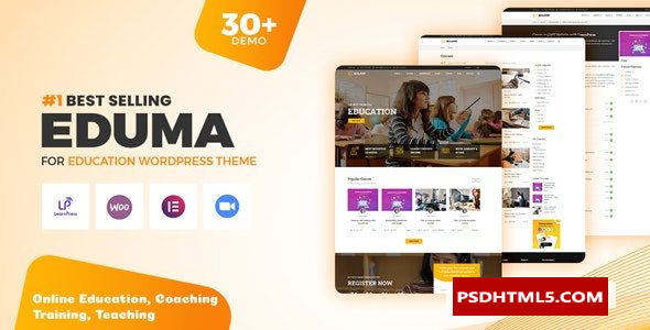 Eduma v5.5.0-教育WordPress主题 -尚睿切图网