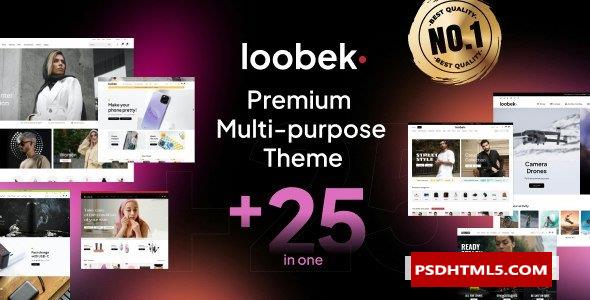 Loobek v1.1.7-Elementor多用途WooCommerce主题 -尚睿切图网