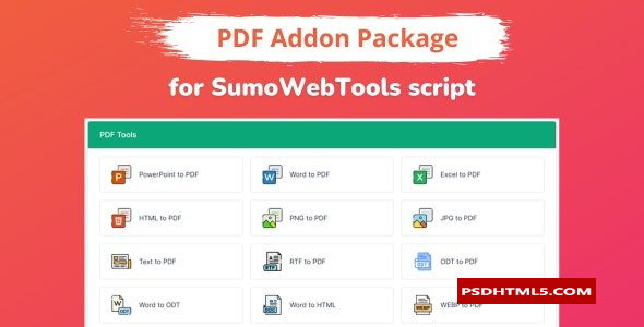 SumoWebTools v1.0.2的PDF插件包；高级脚本、插件和；手机 -尚睿切图网