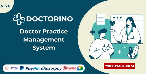 Doctorino v5.2.0-Laravel博士实践管理系统；高级脚本、插件和；手机 -尚睿切图网