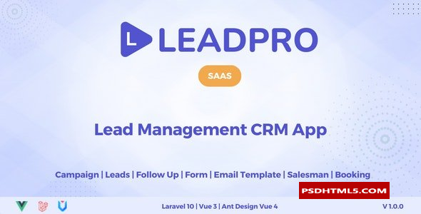 LeadPro SAAS v1.0.1-Lead&amp；呼叫中心管理CRM&raquo；高级脚本、插件和；手机 -尚睿切图网